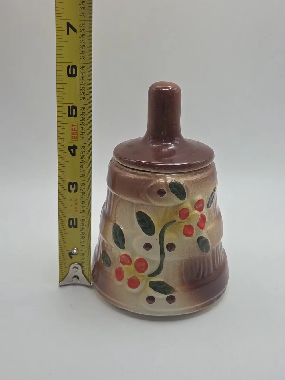 Vintage Butter Churn Cookie Jar c 1940's Unmarked McCoy Ceramic